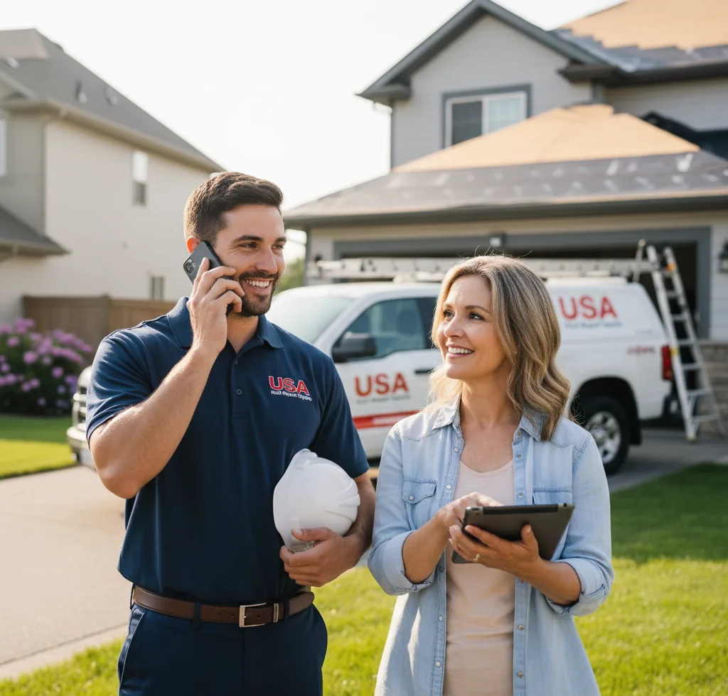 USA Roof Repair Experts customer support in Elkhart Lake